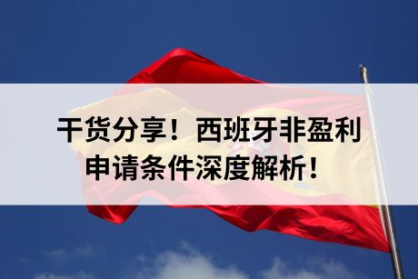 干货分享！2024年西班牙非盈利条件深度解析！