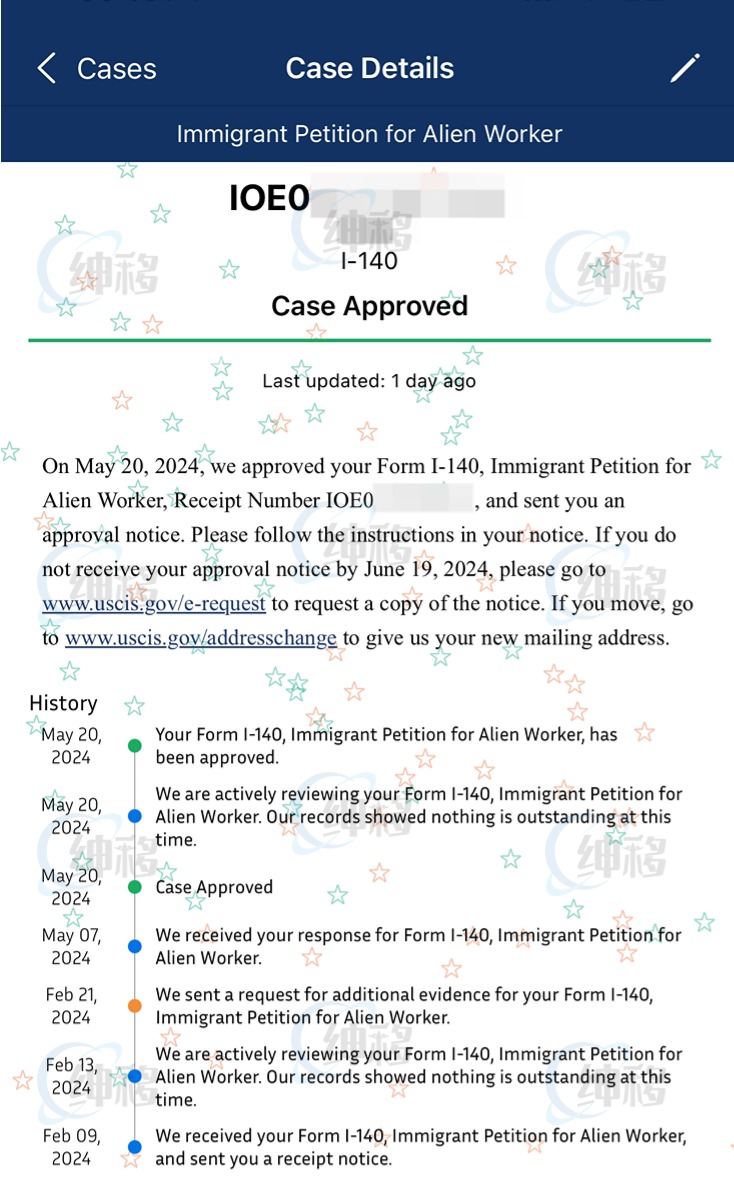 【美国移民成功案例】计算机和信息研究方向,顺利获批! 【美国移民成功案例】计算机和信息研究方向,顺利获批!